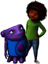 Home characters Tip and Oh