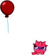 Jarvis the Pointy Pinkipine Angry At Balloon