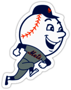 New York Mets Mr Met Sticker
