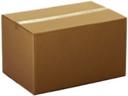 Closed Cardboard Box