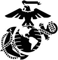 USMC Symbol Black