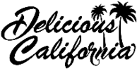 Delicious California logo black