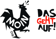 Moin Bio Backwaren logo and slogan