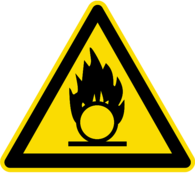 Flammable Hazard Warning Sign