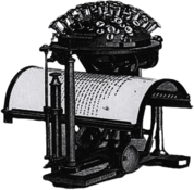 Hansen Writing Ball - one of the earliest typewriters 1878