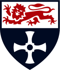 Newcastle University logo vertical