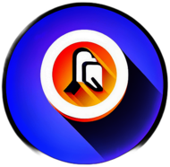 Hostel, Minimalist App Icon - Circle Icon Bevel Border