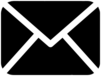 Black Closed Envelope Icon