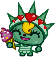 Liberty the Happy Statue Big Smile