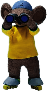 Rastamouse Character Zoomer with binoculars