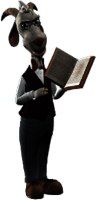 Jakers ! Piggley Winks Character Disgruntled Goat