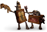 Boxtrolls Fish and Shoe Fight Over Teddybear