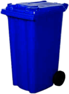 Bin Wheelie Blue