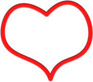 Heart Outline Red Drawing