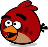Angry Bird Red Smiling