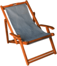 Simple Teak Beach Lounge Chair
