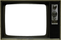 Old Grey Tv Set