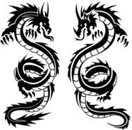 Dragon Double Tattoo