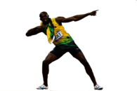 Usain Bolt Sideview