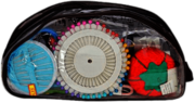 Sewing Kit In Transparent Plastic Bag