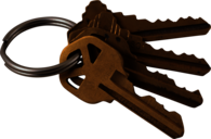 Four Copper Keys