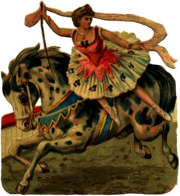 Victorian Horse Circus Scene