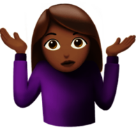 Shrug Female Emoji
