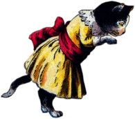 Victorian Vintage Cat