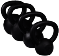 Black Kettlebells Set