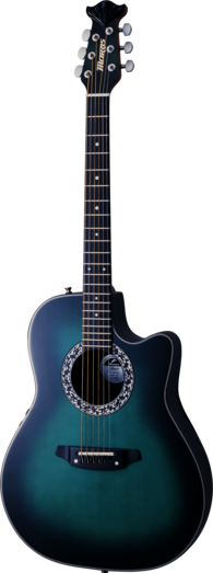 Acoustic Blue Guitar