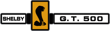 shelby GT 500 badge