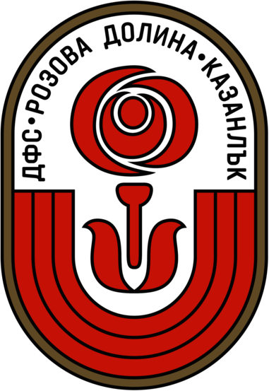 DFS Rozova Dolina Kazanlyk (early 1980's logo)