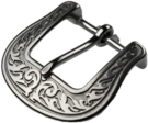 Western Floral Belt Buckle