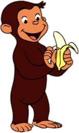 Curious George Eating A Banana