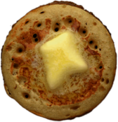 Crumpet With Butter