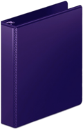Purple Binder Standing