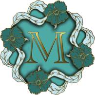 Flower Theme Capital Letter M