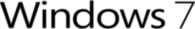Microsoft Windows 7 Wordmark