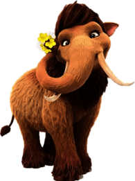 Ice Age character Teenager Peaches with Flowers