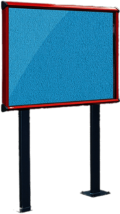 Small Blue Billboard