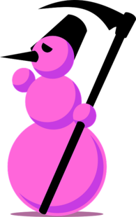 Grim Reaper Snowman