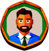 Nutritionist, Minimalist App Icon - Circle Icon Bevel Border