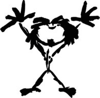 Pearl Jam Stickman Black