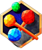 Low poly maracas app icon