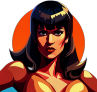 Vampirella, Dark Horse Comics Character - Circle App Icon | Fan Art