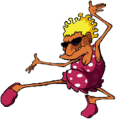 Mustang Mama Doing Yoga