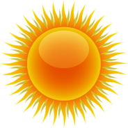 Bright Sun Yellow and Orange