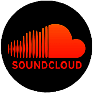 Soundcloud logo orange and black
