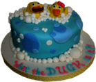 Gender Reveal Cake Ducks