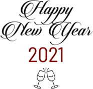 Happy New Year 2021 Classic Champagne Glasses